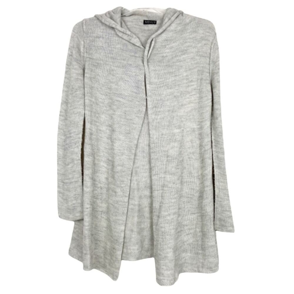 Venus Wool Blend Oatmeal Cardigan Sz M